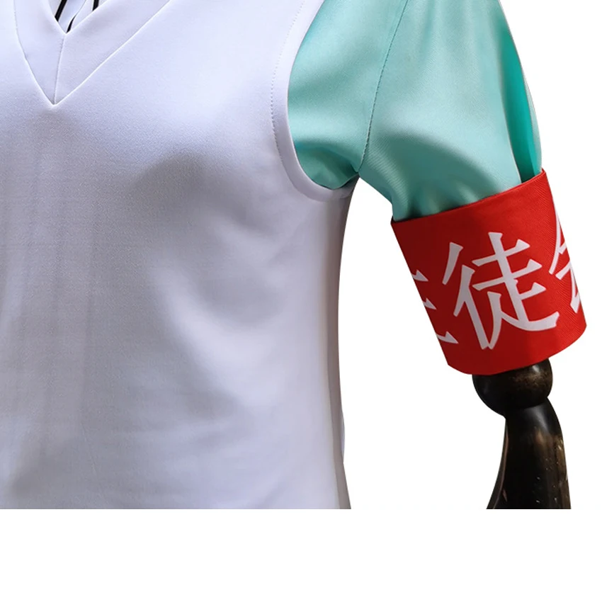 

Jibaku Shounen Hanako Kun Toilet-Bound Kurai Akane Cosplay Costume Men Wig Summer Uniform Shirt Vest Pants Neckties