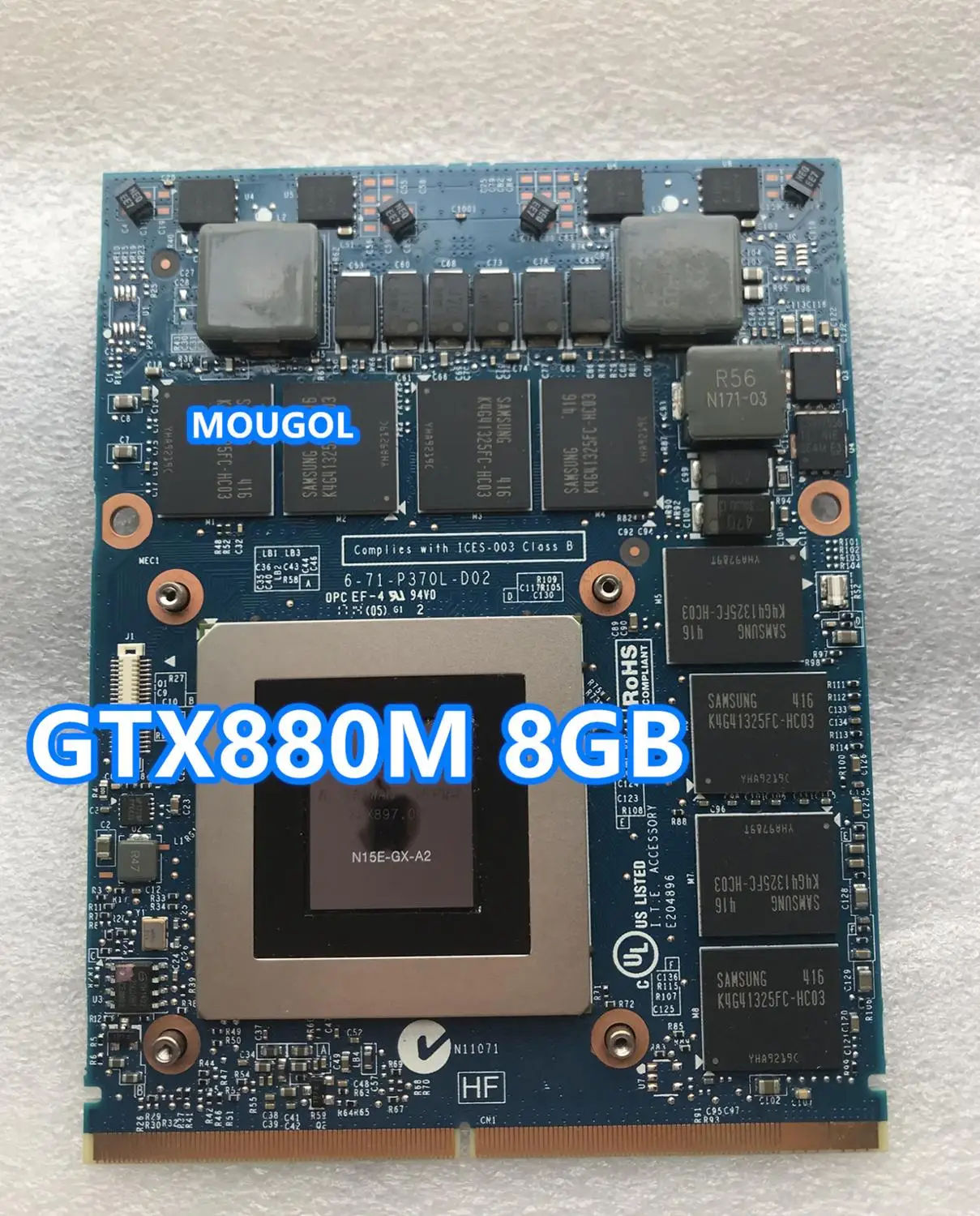 

Оригинальная графическая карта GTX880M GTX 880M для ноутбука Clevo P151SM P150SM P170SM P177SM