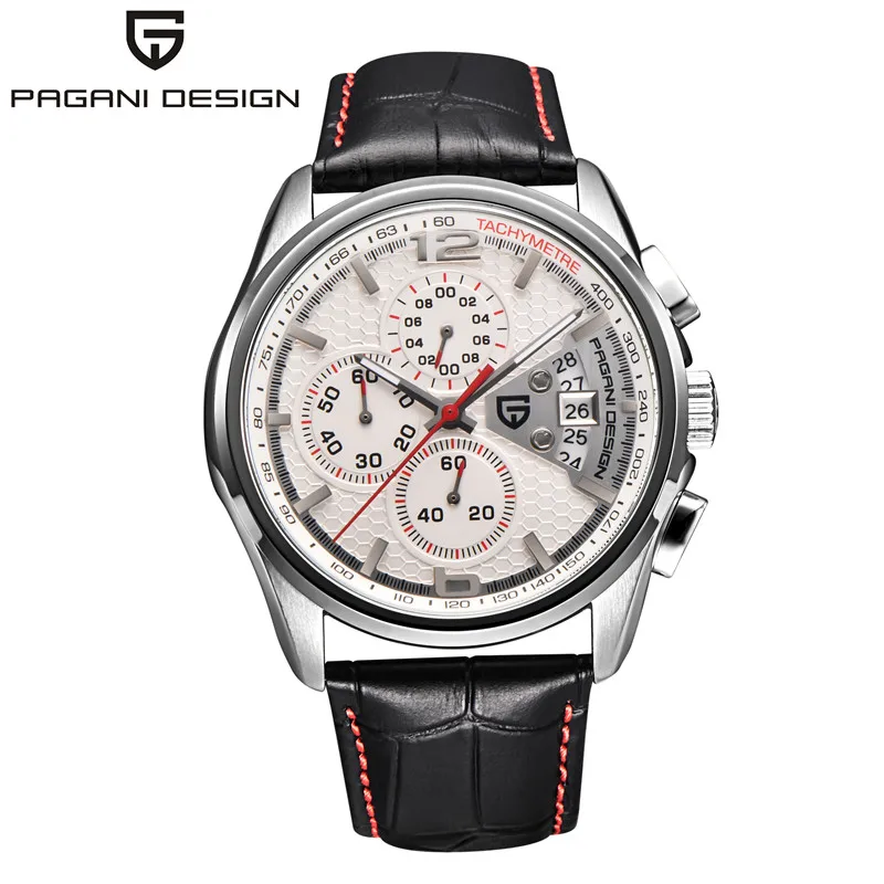

PAGANI DESIGN Men Quartz Watches Luxury Brands Fashion Timed Movement Military Watches Leather Quartz Watches Relogio Masculino
