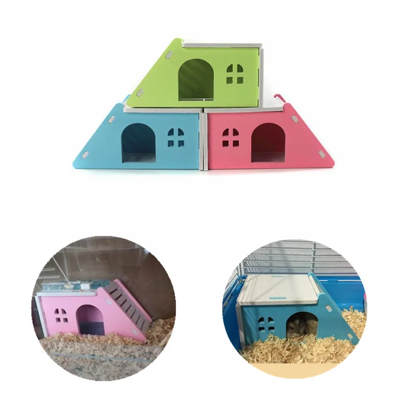 Милый хомяк дом фон с изображением дерева гнезда кровать клетка гнездо ПЭТ Ежик