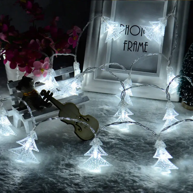 

10/20 Led Xams Tree Fairy Lights for Christmas Decoration Garden Led Lights String Battery Powered Garland Christmas Lights