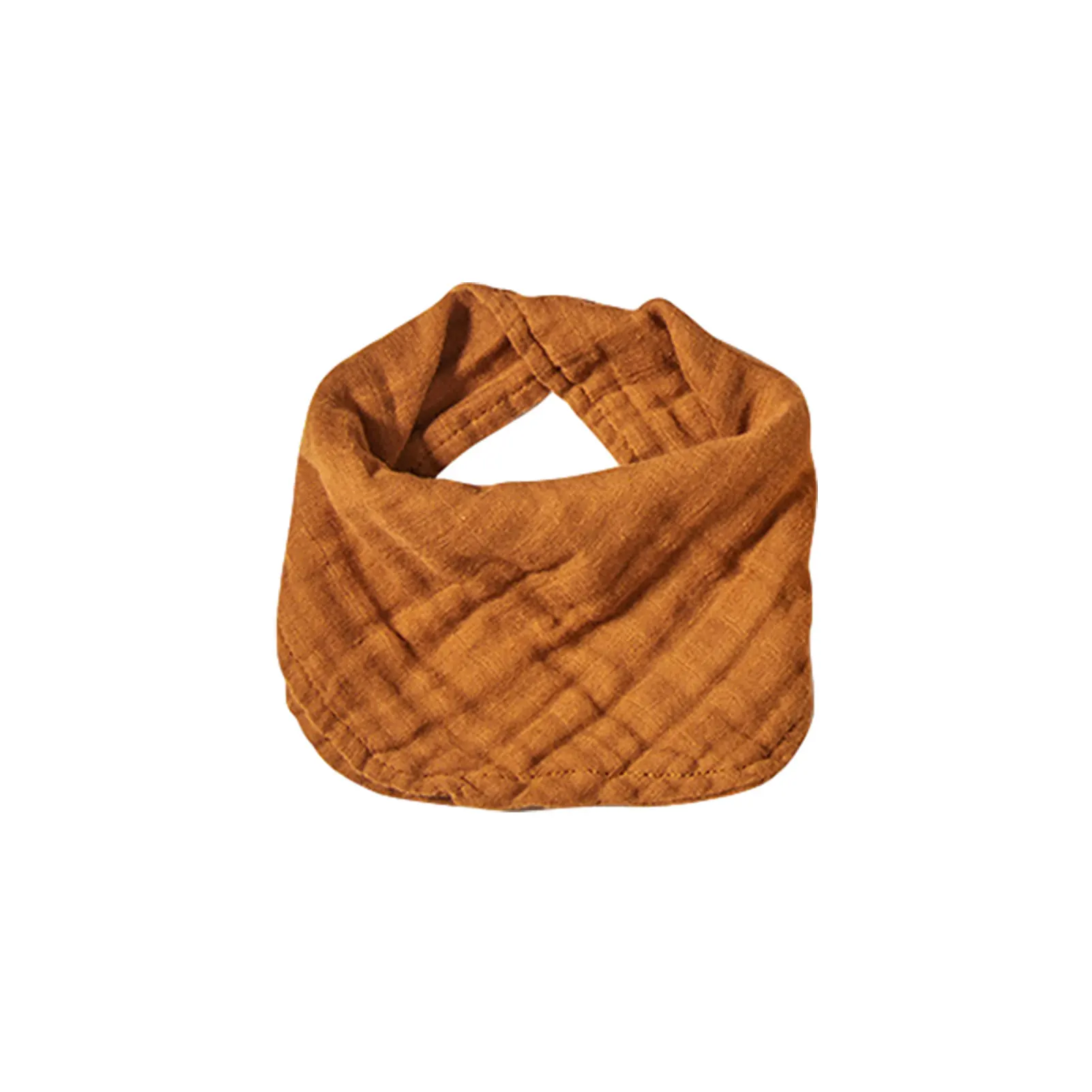 

1Pc Baby Bibs Triangle Double Cotton Bibs Solid Color Print Saliva Towel Baby Boys Girls Feeding Apron Cotton Bandana Bibs