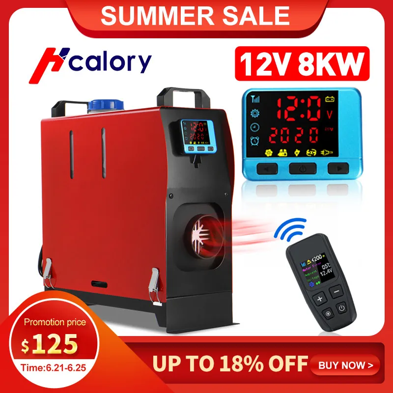 Все в одном 8000 Вт Воздушный дизельный Обогреватель 8 кВт 12 автомобильный