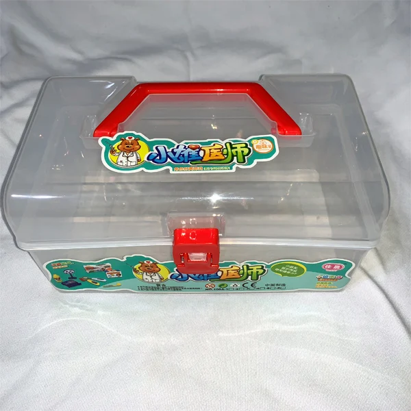 Box 19 шт./компл. Детские ролевые игры медицинские игрушка "Медсестра" комплект Портативный чемодан аптечка детские развивающие ролевые игры Классические игрушки - Цвет: Box