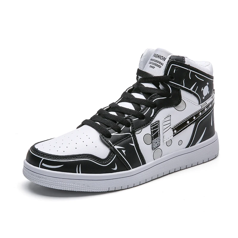 

2021 Autumn Men's Shoes Sneakers Lace-Up Mixed Colors Cross-tied Round Toe Fashion Novelty Leisure Low Heel Flats Casuals Canvas