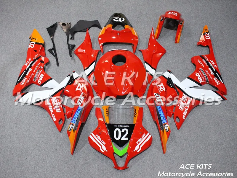 

Новый обтекатель для мотоцикла ABS Подходит для Honda CBR600RR F5 2007-2008 литьевая пресс-форма для кузова красного и белого цвета