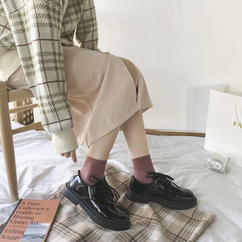 2020 демисезонные однотонные модные удобные повседневные Нескользящие черные