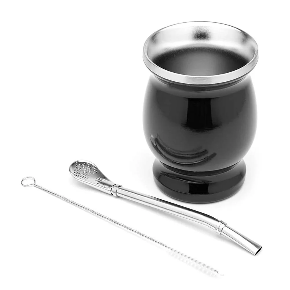 1 Set of Stainless Steel Water Cup Jar Miniature Outdoor Tea Mark | Дом и сад