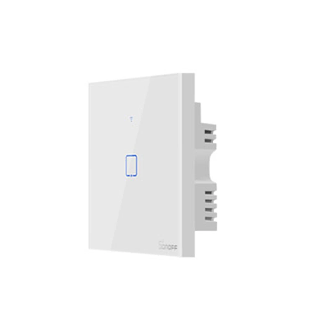 SONOFF WI-FI настенный выключатель 1/2/3 интеллигентая(ый) переключатель TX серия РЧ пульт дистанционного управления, настольная лампа, светодиодная лампа светильник переключатель умный дом Настенные переключатели