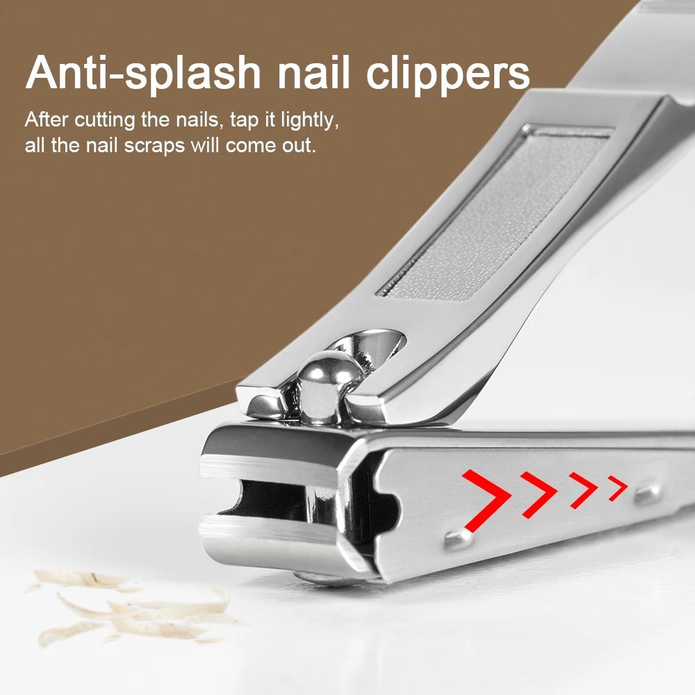 

Кусачки для ногтей ноготь из нержавеющей стали для маникюра Набор высококачественных ножниц для ногтей профессиональный набор инструмент...