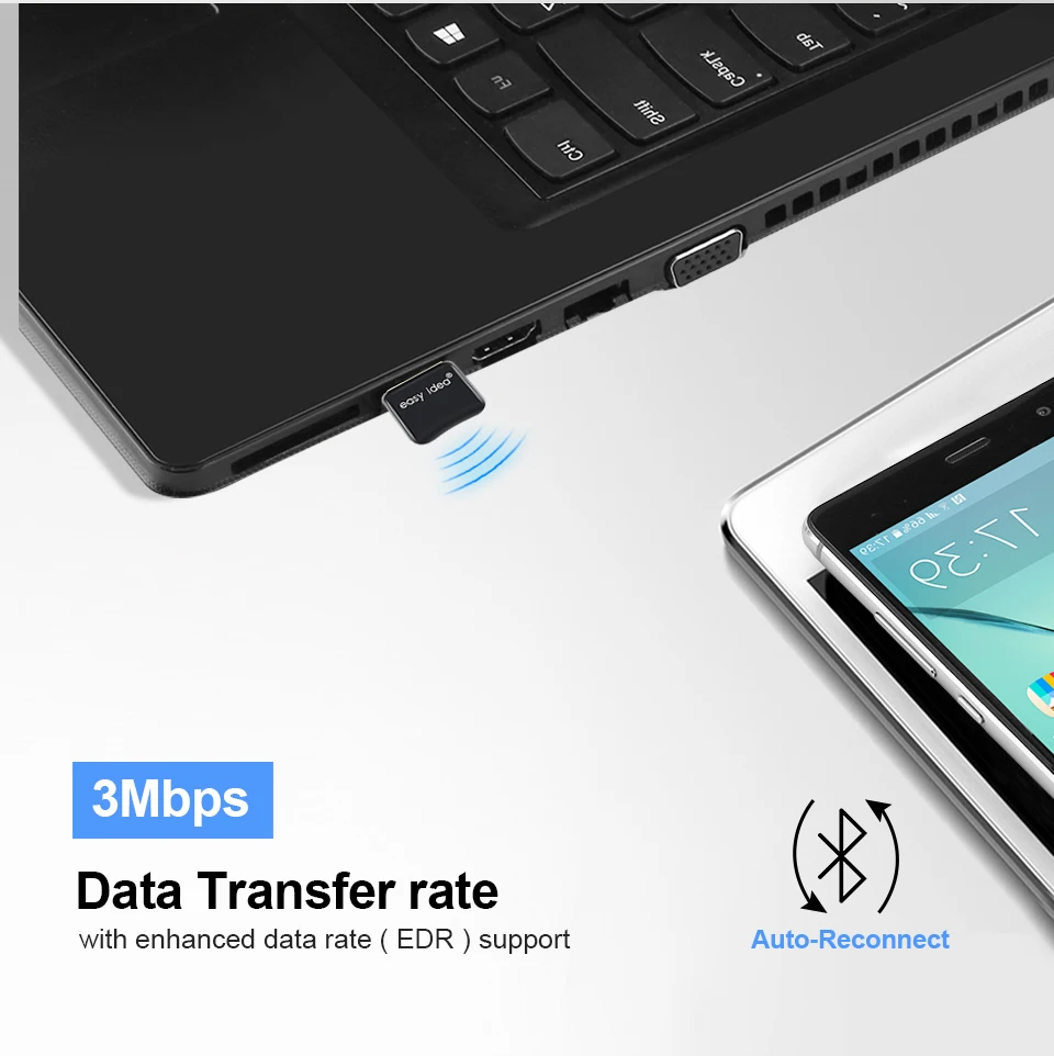 Bluetooth адаптер USB 5 0 ПК Dongle для компьютера 4 музыкальный приемник