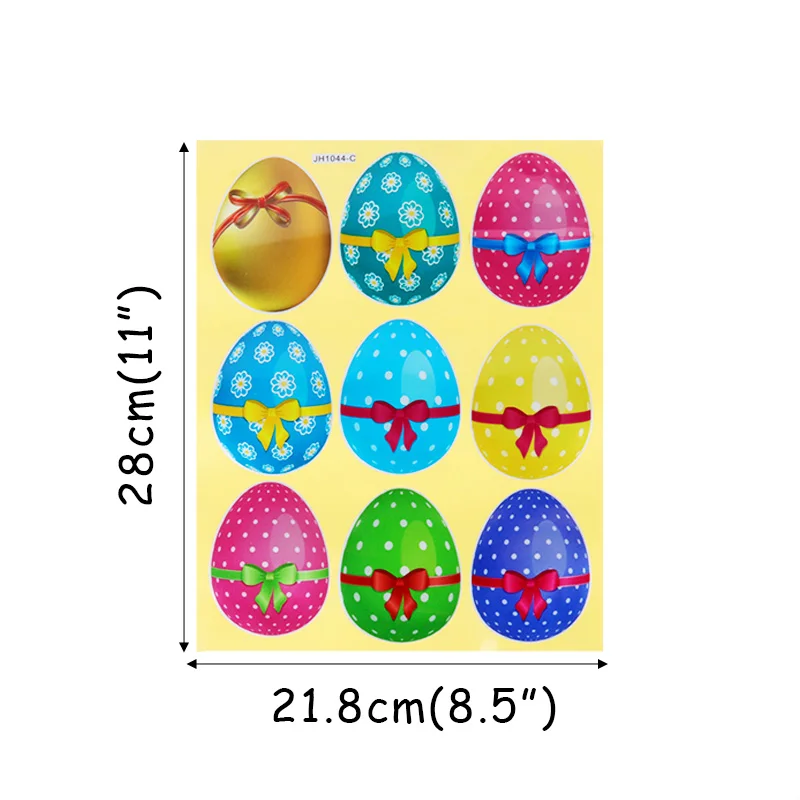egg sticker-E Cyuan Happy Easter декоративные временные тату наклейки пасхальные вечерние сувениры для детей пасхальные Стикеры с яйцом счастливые пасхальные принадлежности - Цвет: egg sticker-E