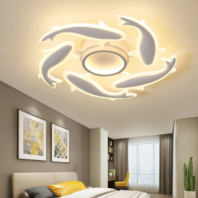 Модный простой атмосферный теплый креативный рыбный для гостиной спальни