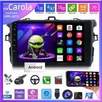 Car Radio 9 inch 2din Android 9.1 With Small Frame WiFi 1+16G Bluetooth 5.0 4G Touch Screen for Toyota Corolla 2009-2013