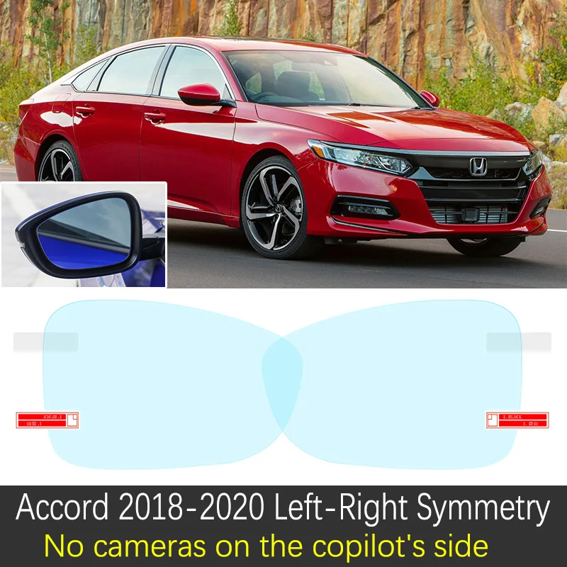 

Для Honda Accord 2003 ~ 2020 полноразмерная противотуманная пленка, зеркало заднего вида, непромокаемая прозрачная противотуманная пленка, автомобильные аксессуары 7 8 9 10 Gen