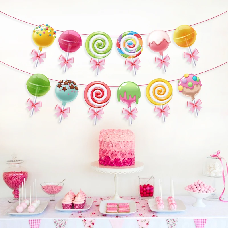 Baby Shower сладкий леденец День рождения выступает дети конфеты сахара украшения для