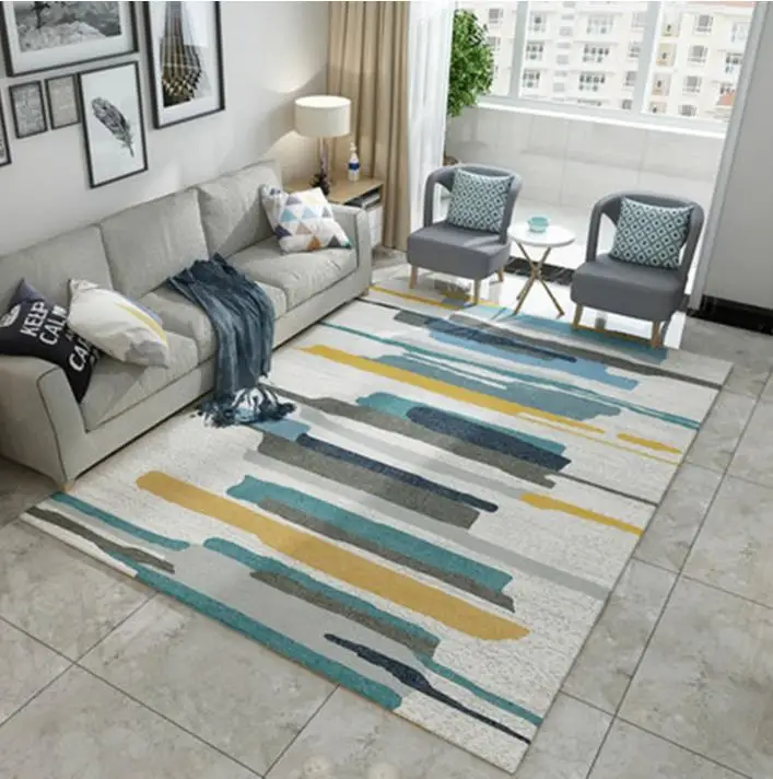 

Autumn And Winter Washable Carpet Rug For Living Room Washable Modern Printing Geometric Floor Rug Carpet For Parlor Mat Bedroom