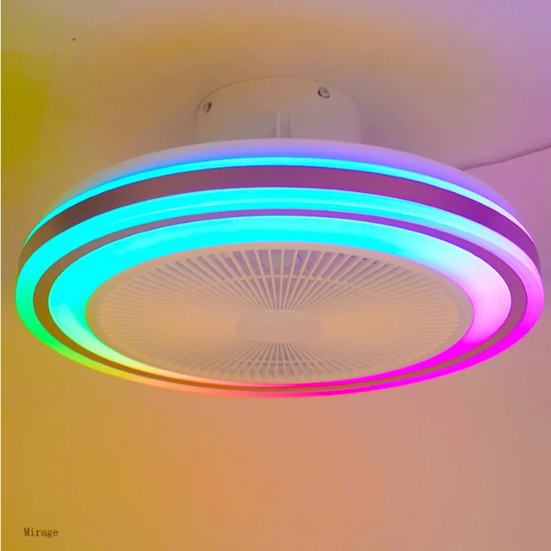 

Ceiling Symphony Fan Nordic Home Bedroom Restaurant LED Ceiling Fan Light Smart APP Bluetooth Music Smart Fan