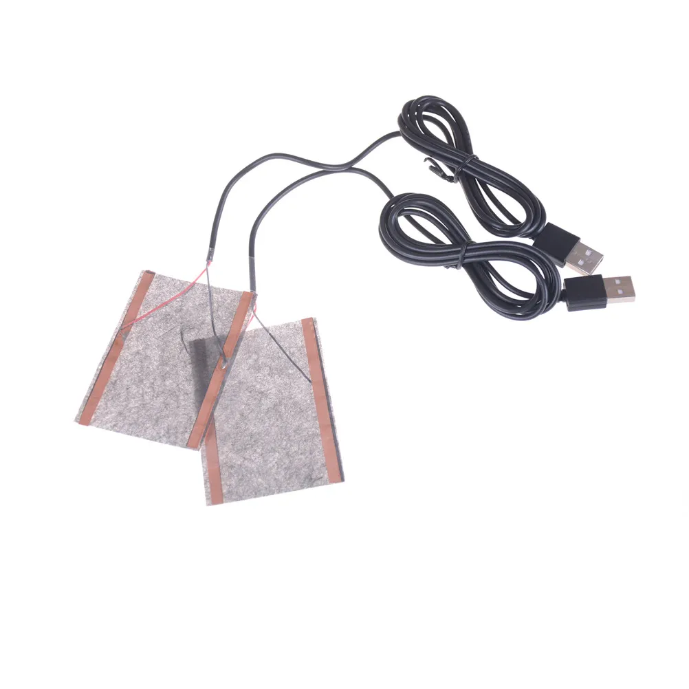 

3.7-5V 1Pc Heated Socks Carbon Fiber Pads Electric Heated Insoles Winter Warm Arm Hands Waist Heated Hiking Gloves