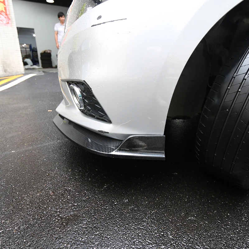 Защитный спойлер для переднего бампера комплект защиты корпуса губ декоративная