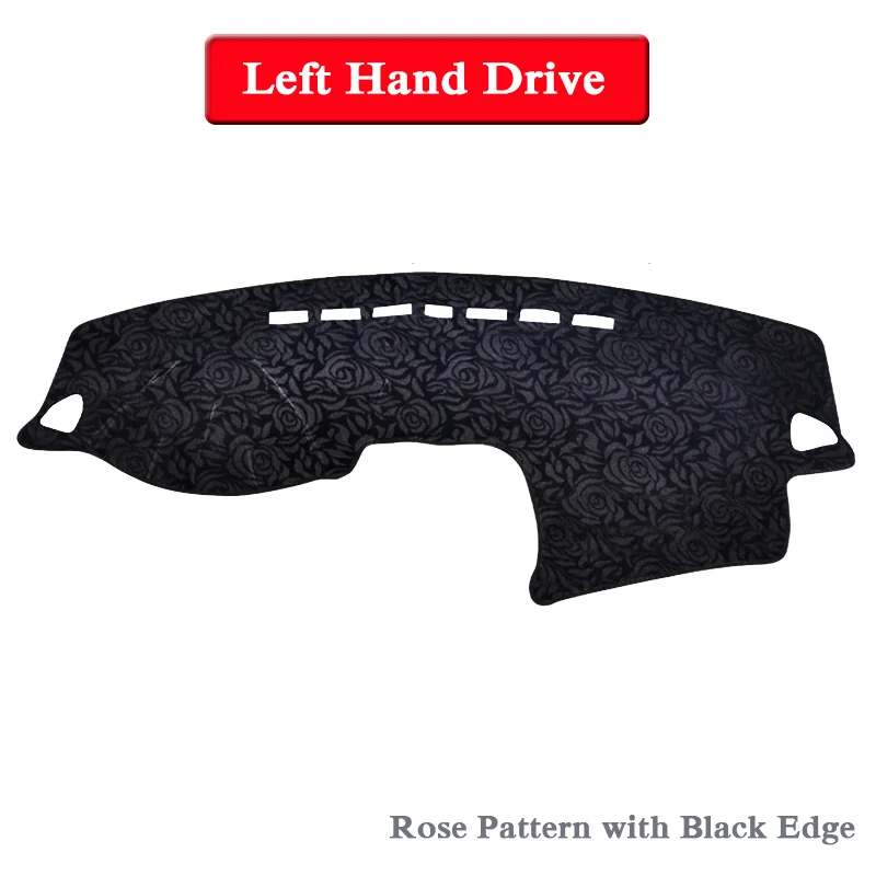 Автомобильная стайлинговая накладка на приборную панель, избегающая света, розовая, для Mitsubishi ASX GA XA XB XC 2010-2019 LHD и RHD, антипыльное приспособление.