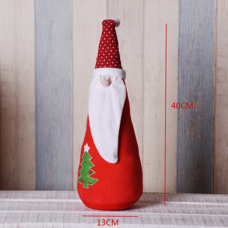 santa claus 259 Большие размеры Рождественские куклы выдвижной Санта-Клаус снеговик лося игрушки рождественские фигурки Рождественский подарок для ребенка красный орнамент с рождественской елкой - Цвет: santa claus 259