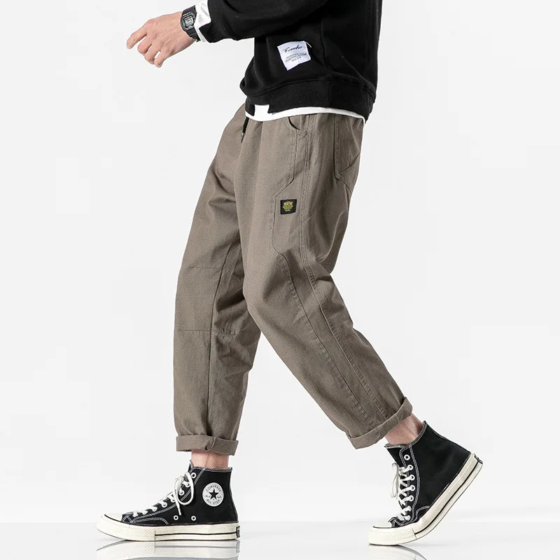 

Loose-Fit Outdoor Casual Pants Shadowless Wall Bib Overall Straight-Cut Fashion Comfortable Pants Lively Fella