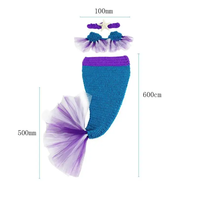 

Baby Mermaid Shaped Costume Photography Props Acrylic Photo Costume