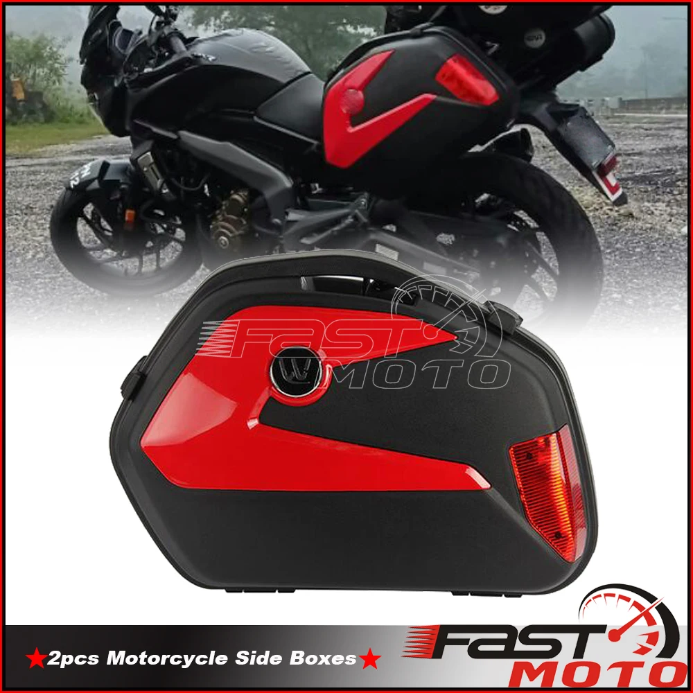 

For Honda CRF1000 VFR1200 NC750 NC700 CB500 CB CBR Touring Sport Street Motorbike Universal Side Cargo Side Case Pannier Boxes
