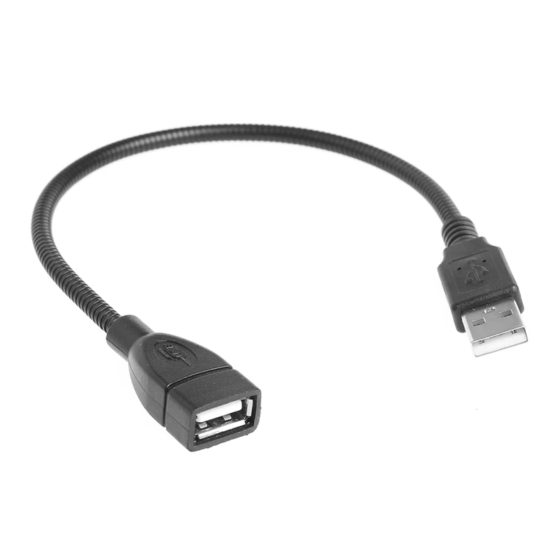 Гибкая сетчатая металлическая подставка с разъемом USB 2 0 штекер-гнездо для