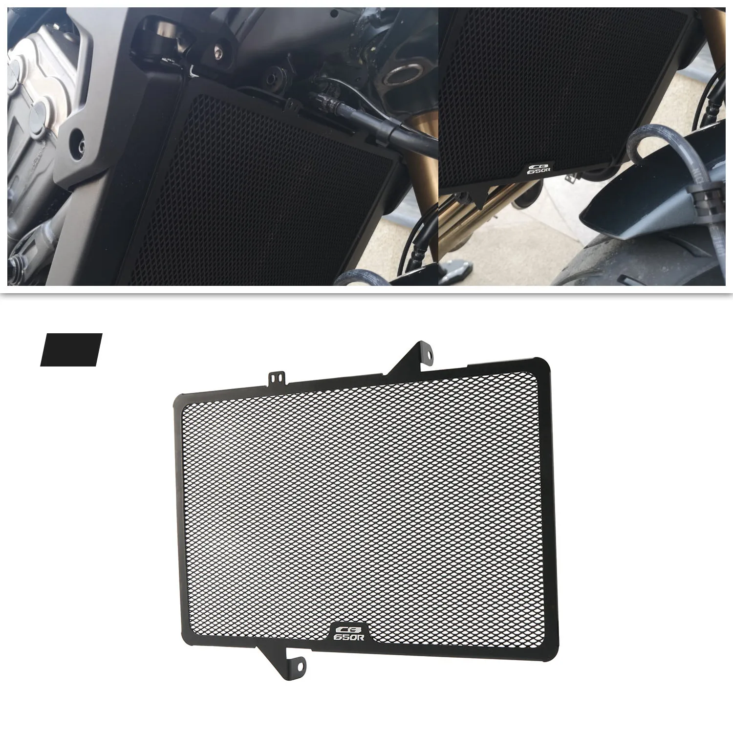 

Motorcycle Radiator Guard Grille Protector Radiator Shield For Honda CB650R 2019-2021