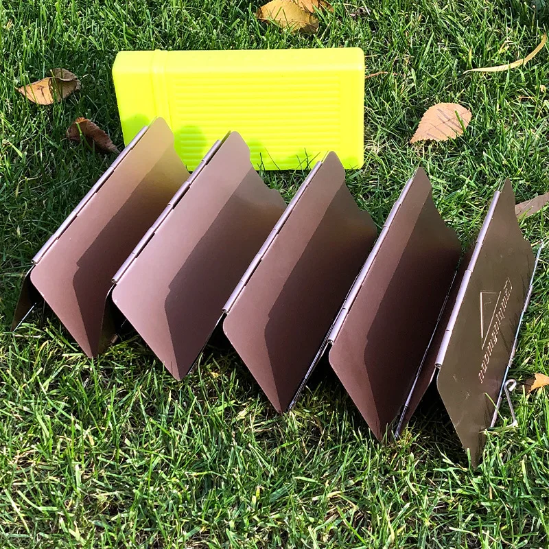 10 пластины бронзового цвета складной Открытый Кемпинг Пособия по кулинарии