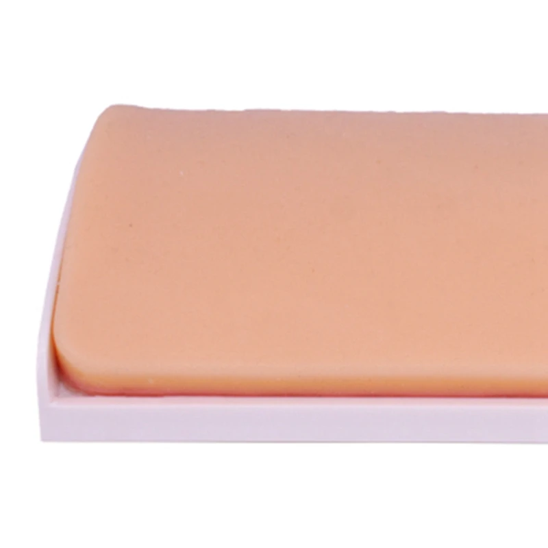 

1 Pcs Simulated Human Skin Suture Training Module & 1 Set Silicone Stitching Pad with Threads and Needles