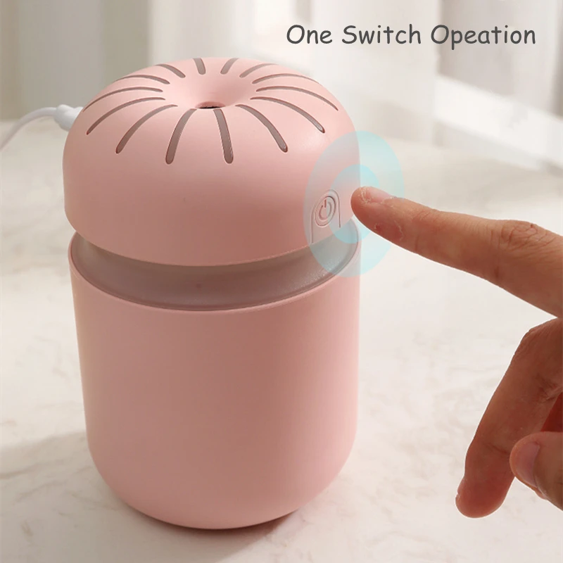 Увлажнитель воздуха ультразвуковой со светодиодсветильник кой 300 мл USB |