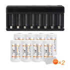 Литиевая батарея PALO 100%, 3,7 в, 800 мА  ч, CR123 CR 123A, CR17345, 16340, cr123a, перезаряжаемая батарея для счетчика камеры