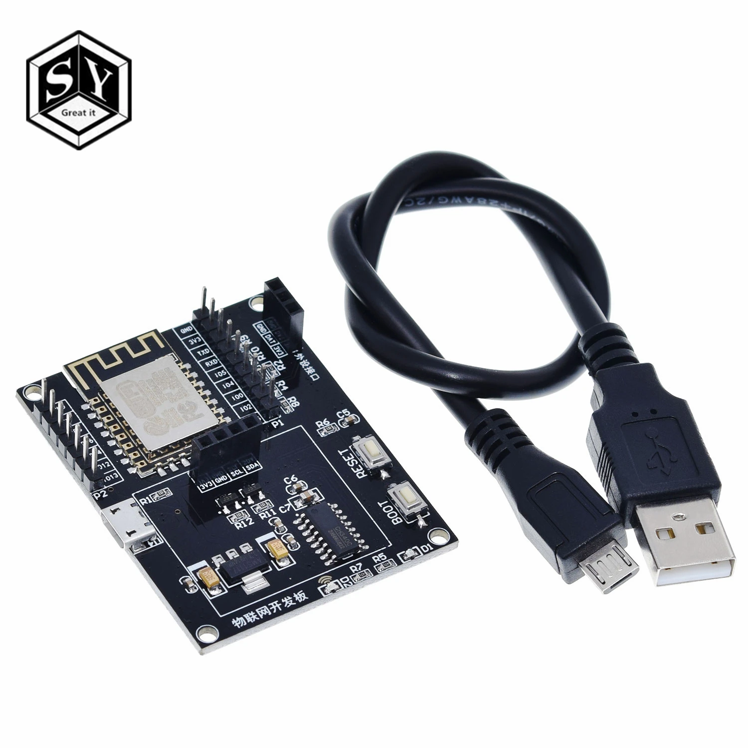 ESP8266 IoT макетная плата + DHT11 Температура и влажность 0 96 oled-дисплей SDK