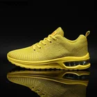 Кроссовки мужские спортивные, дышащие, с воздушной подушкой, модная повседневная обувь для бега, плоская подошва