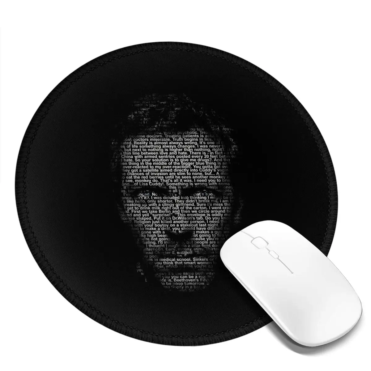 

House Md Mouse Pad House MD made with text Office Rubber Mousepad Kawaii Anti-Slip High Quality Photo Mouse Mat