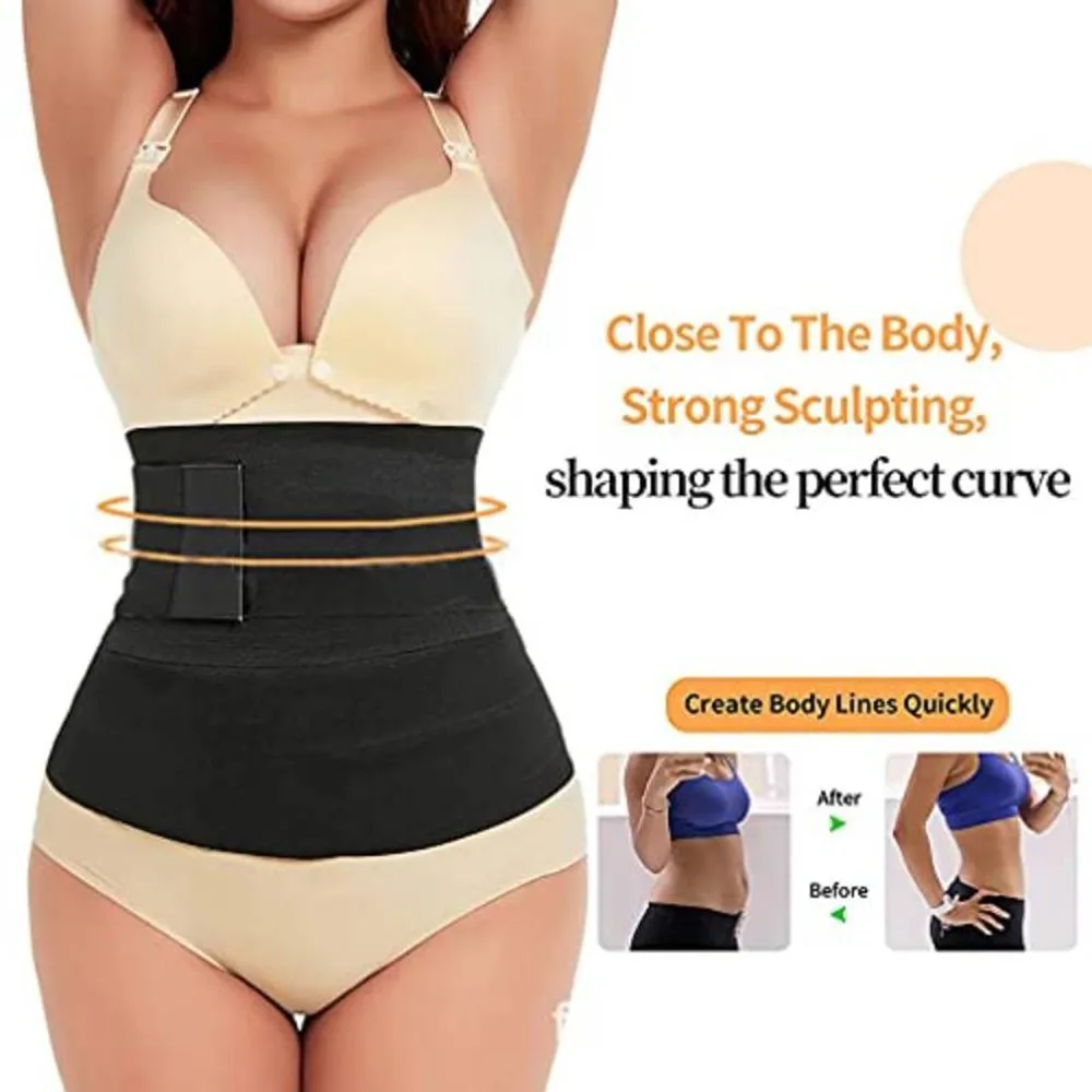 

Women Waist Trainer Lumbar Waist Support Snatch Me Up Bandage Wrap Sauna Belt Trimmer Body Shaper Butt Lifter Weight Loss Equip