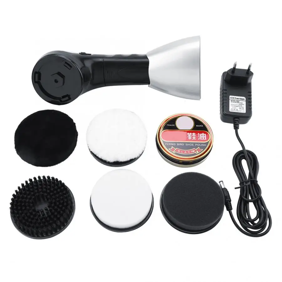 Автоматическая электрическая щетка для обуви ручной светящийся полировщик