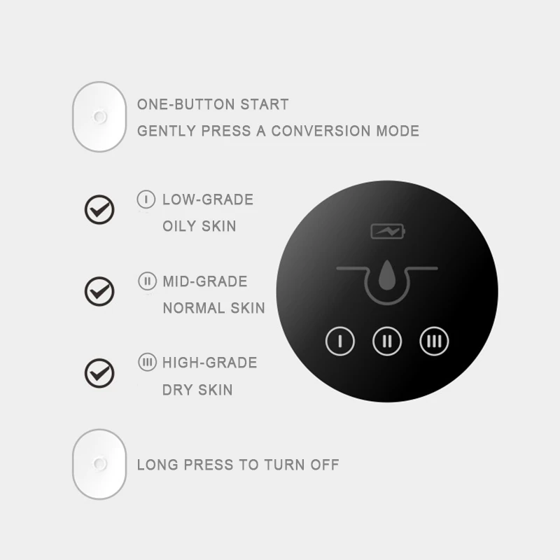 

Blackhead Remover Vacuum Pore Cleaner Suction Cleaning Face Care Black Head Cleaner Acne Extractor Diamond Microdermabrasion