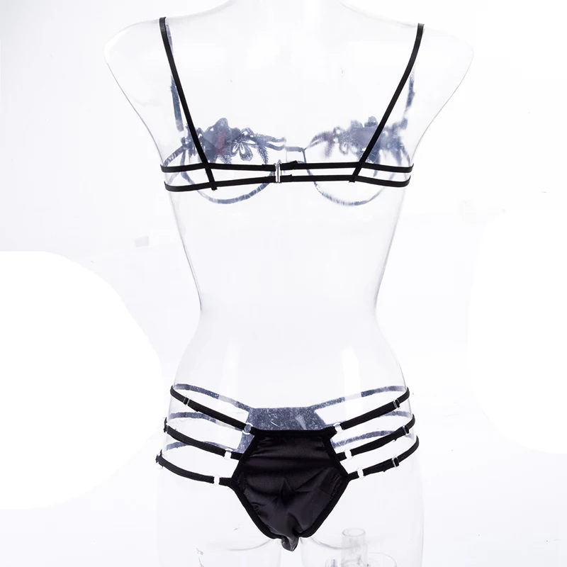 Сексуальный женский комплект бикини с эффектом пуш ап купальник цветочным и