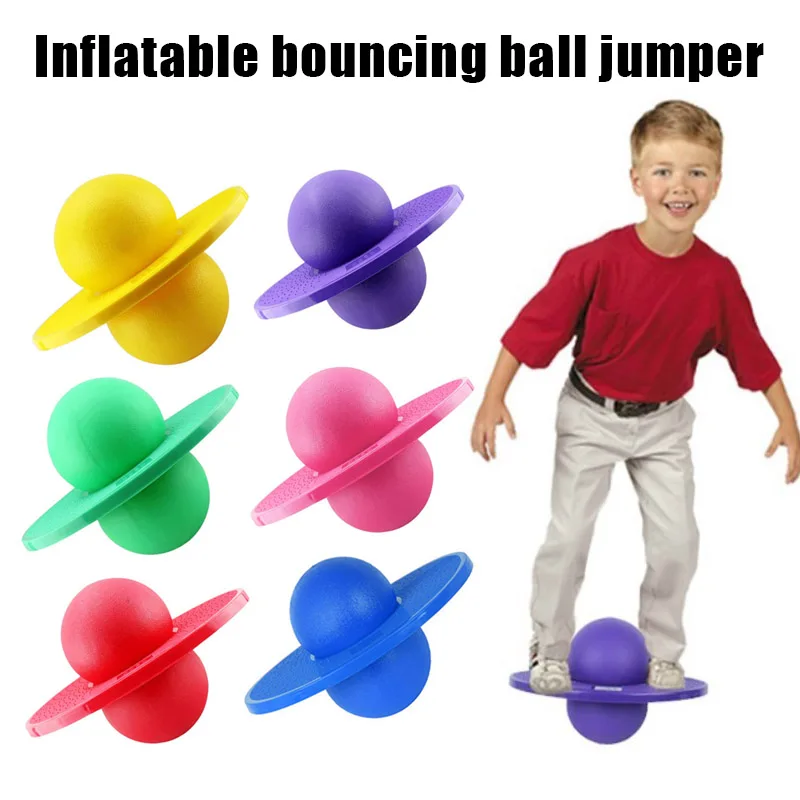 

Jumping Bounce Yoga Fitness Ball Rock Hopper Pogo High Bounce Space Balance Jump Board Ball Jumping Toy Balls Energetic Exercise