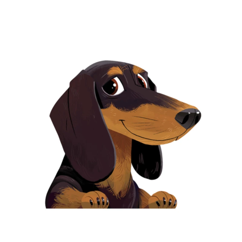 

Personality Dachshund 3D Dog Car Sticker Car Styling Bumper Stickers Decoration Door Body Window Vinyl Stickers Kk15*15cm