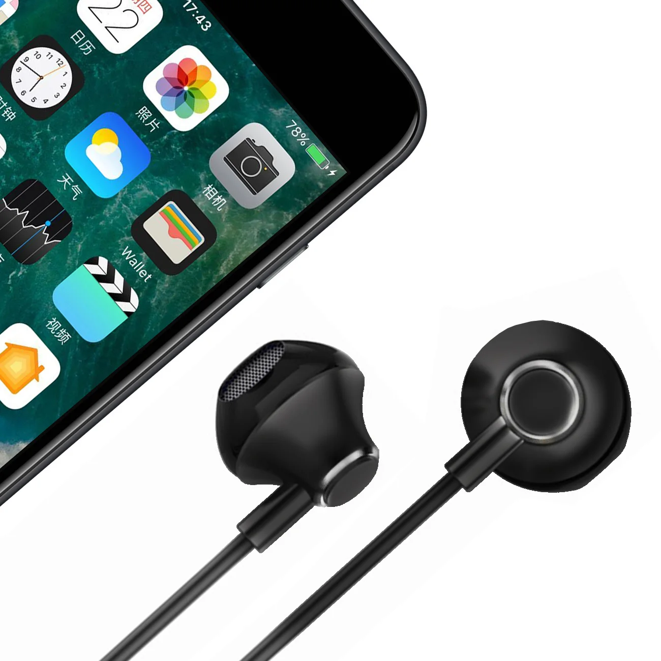 

Original Lenovo H101 3.5mm In-Ear Wired Earphone Sound Heavy Subwoofer Driver Stereo Mic Earphone For Xiaomi IPhone Samsung