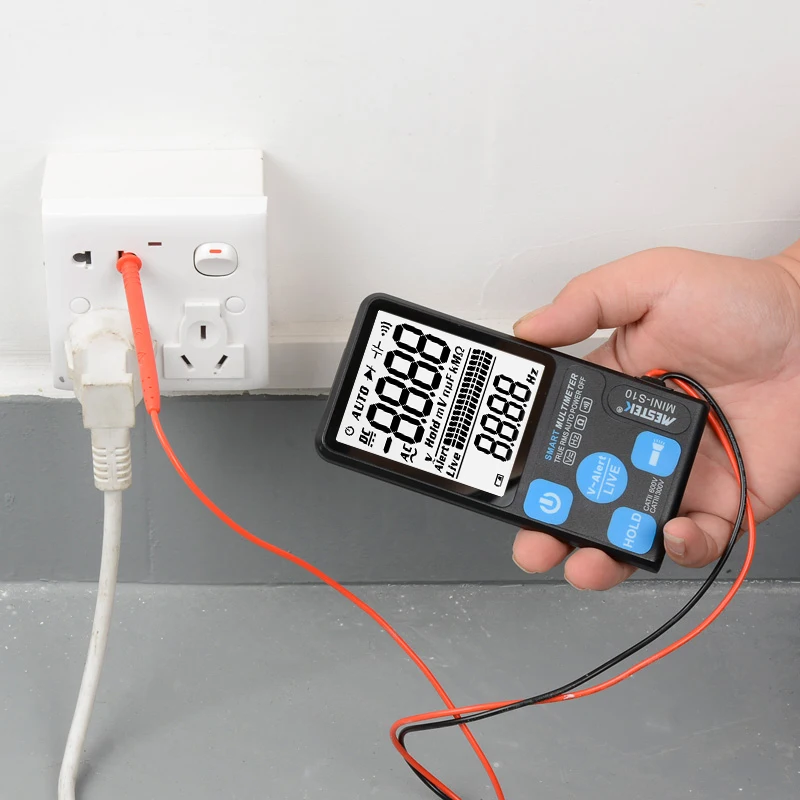 Цифровой смарт-тестер MESTEK S10 6000 отсчетов True RMS автоматический Электрический