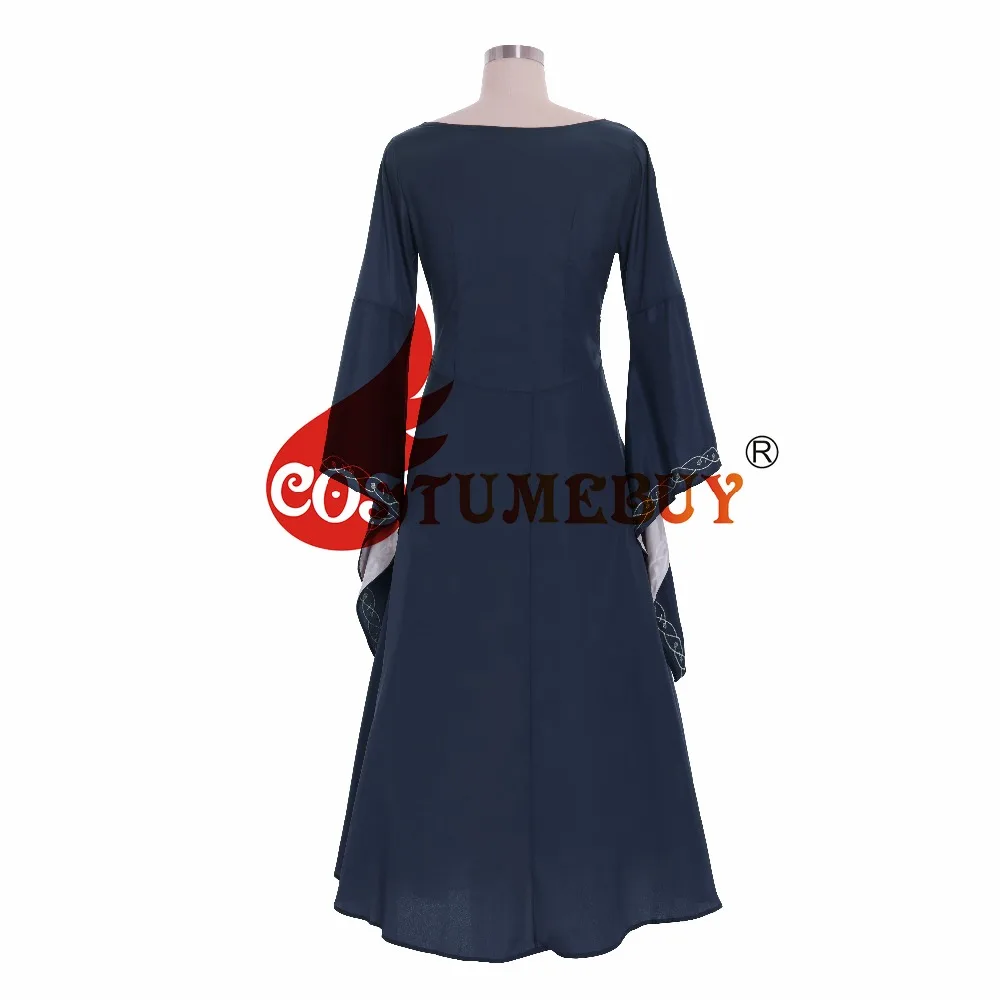 Costumebuy, средневековое платье, костюмы на Хэллоуин, для женщин, для косплея, Дворцовое благородное длинное платье, древнее платье принцессы с рукавами-колокольчиками