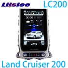 Автомагнитола LiisLee, мультимедийный DVD, GPS, стерео, для Toyota Land Cruiser 200, J200, LC200, Roraima, навигация в оригинальном стиле