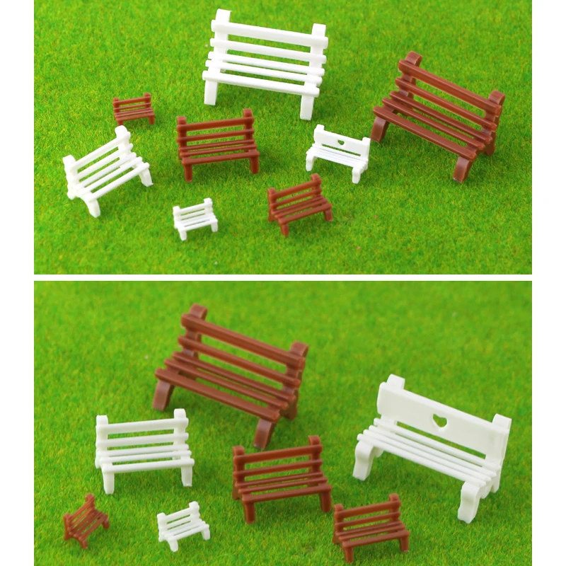 DIY персонажами настольной чувство модель комплектующих для парк стулья
