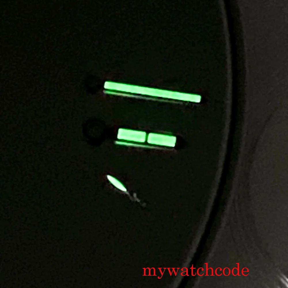 

Blue Edge White Color Watch Hands Needles For ETA 6497 6498 ST 3600 Hand Winding Movement Green Luminous